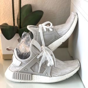 Adidas NMD XR1 PK White Gray Size 7